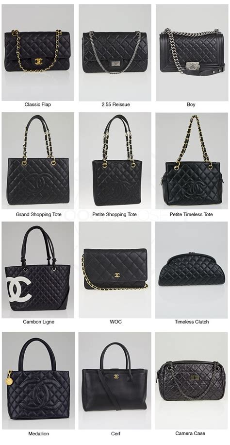 chanel stitched bag|list of chanel handbag styles.